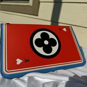 Louis Vuitton Game On Neverfull Pouch with Strap